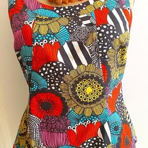 Marimekko/ Banana Republic sleeveless top size 8